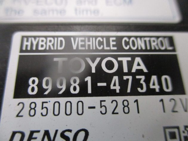 2019 GENUINE TOYOTA PRIUS PLUS HYBRID BATTERY CONTROL MODULE UNIT ECU 8998147340 - Image 3