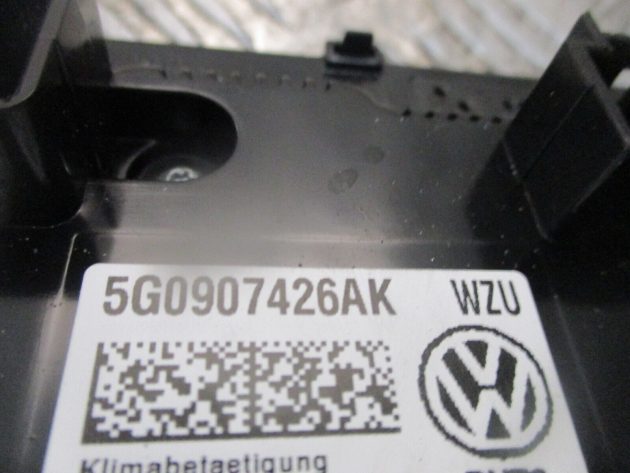 2014 VW GOLF MK7 SV SPORTSVAN HEATER AC CLIMATE CONTROL SWITCH 5G0907426AK OEM - Image 4