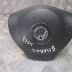 2013 GENUINE VW SHARAN 7N DRIVERS STEERING WHEEL AIRBG 7N0880201K