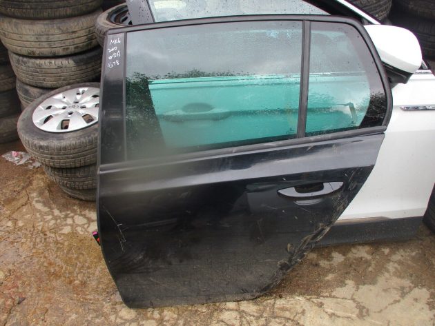 2010 GENUINE VW GOLF MK6 REAR LEFT PASSENGER SIDE BARE SHELL DOOR NSR - Image 2