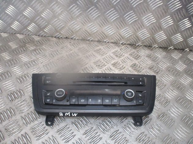 2013 GENUINE BMW 3 SERIES RADIO & HEATER CLIMATE CONTROL SWITCH PANEL