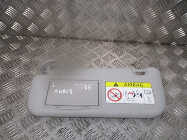 2014 GENUINE TOYOTA AURIS FRONT LEFT PASSENGER SIDE SUN VISOR NSF - Image 2