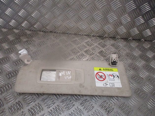 2013 GENUINE BMW 3 SERIES FRONT LEFT PASSENGER SIDE SUN VISOR NSF - Image 2