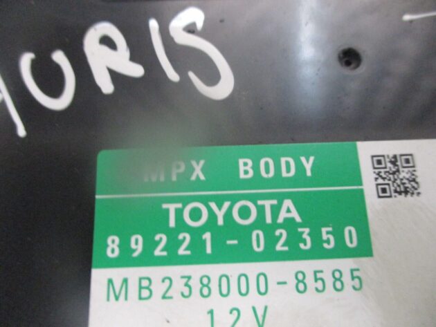 2014 GENUINE TOYOTA AURIS BCM BODY CONTROL MODULE UNIT 8922102350 - Image 3
