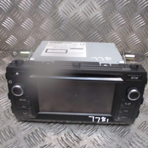 2014 GENUINE TOYOTA AURIS RADIO STEREO SAT NAV BLUETOOTH DAB CONTROL 8614002030