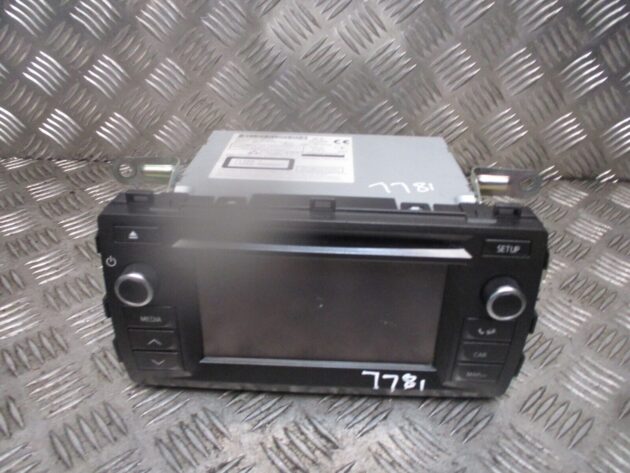 2014 GENUINE TOYOTA AURIS RADIO STEREO SAT NAV BLUETOOTH DAB CONTROL 8614002030