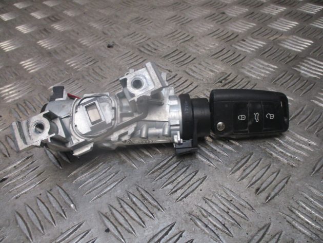 2015 GENUINE SEAT LEON FR IGNITION BARREL & KEY 5Q0905865 1K0905851