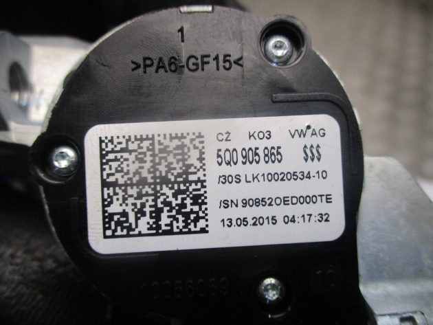 2015 GENUINE SEAT LEON FR IGNITION BARREL & KEY 5Q0905865 1K0905851 - Image 2