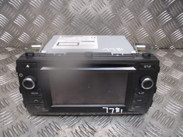 2014 GENUINE TOYOTA AURIS RADIO STEREO SAT NAV BLUETOOTH DAB CONTROL 8614002030 - Image 2