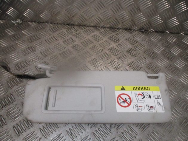 2014 GENUINE VW GOLF MK7 SPORTVAN FRONT LEFT PASSENGER SIDE SUN VISOR 5G0857623B - Image 2
