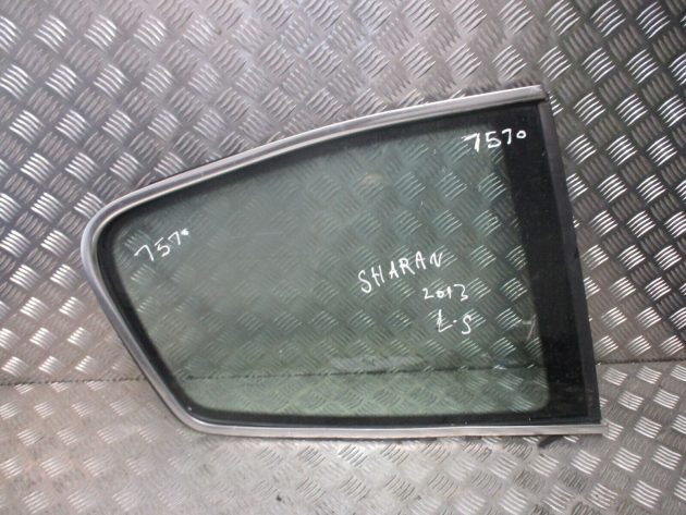 2013 GENUINE VW SHARAN REAR LEFT PASSENGER SIDE REAR QUARTER GLASS NSR