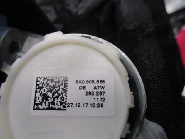 2018 GENUINE AUDI A1 8X IGNITION BARREL & KEY 1K0905851 5K0905865 - Image 2