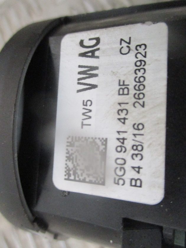 2014 GENUINE VW GOLF MK7 SPORTSVAN HEADLIGHT ADJUSTER CONTROL SWITCH 5G0941431BF - Image 3