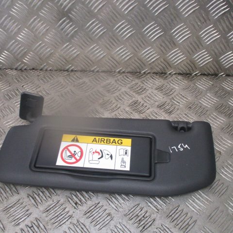 2017 GENUINE PEUGEOT 208 FRONT LEFT PASSENGER SIDE SUN VISOR NSF