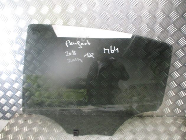 2014 GENUINE PEUGEOT 208 REAR LEFT PASSENGER SIDE DOOR WINDOW GLASS NSR - Image 3