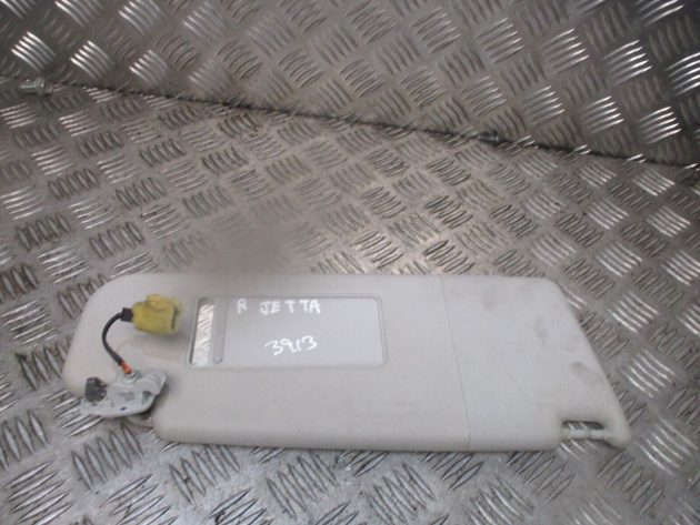 2014 GENUINE VW JEETA FRONT RIGHT DRIVER SIDE SUN VISOR OSF - Image 2