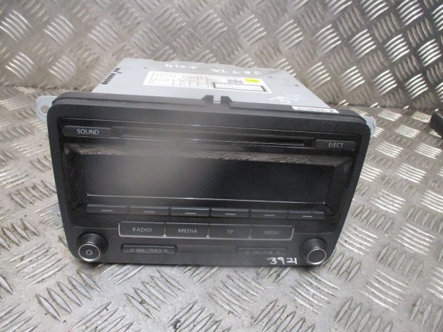 2014 GENUINE VW JETTA RADIO STEREO CD PLAYER HEAD UNIT 1K0035186AS