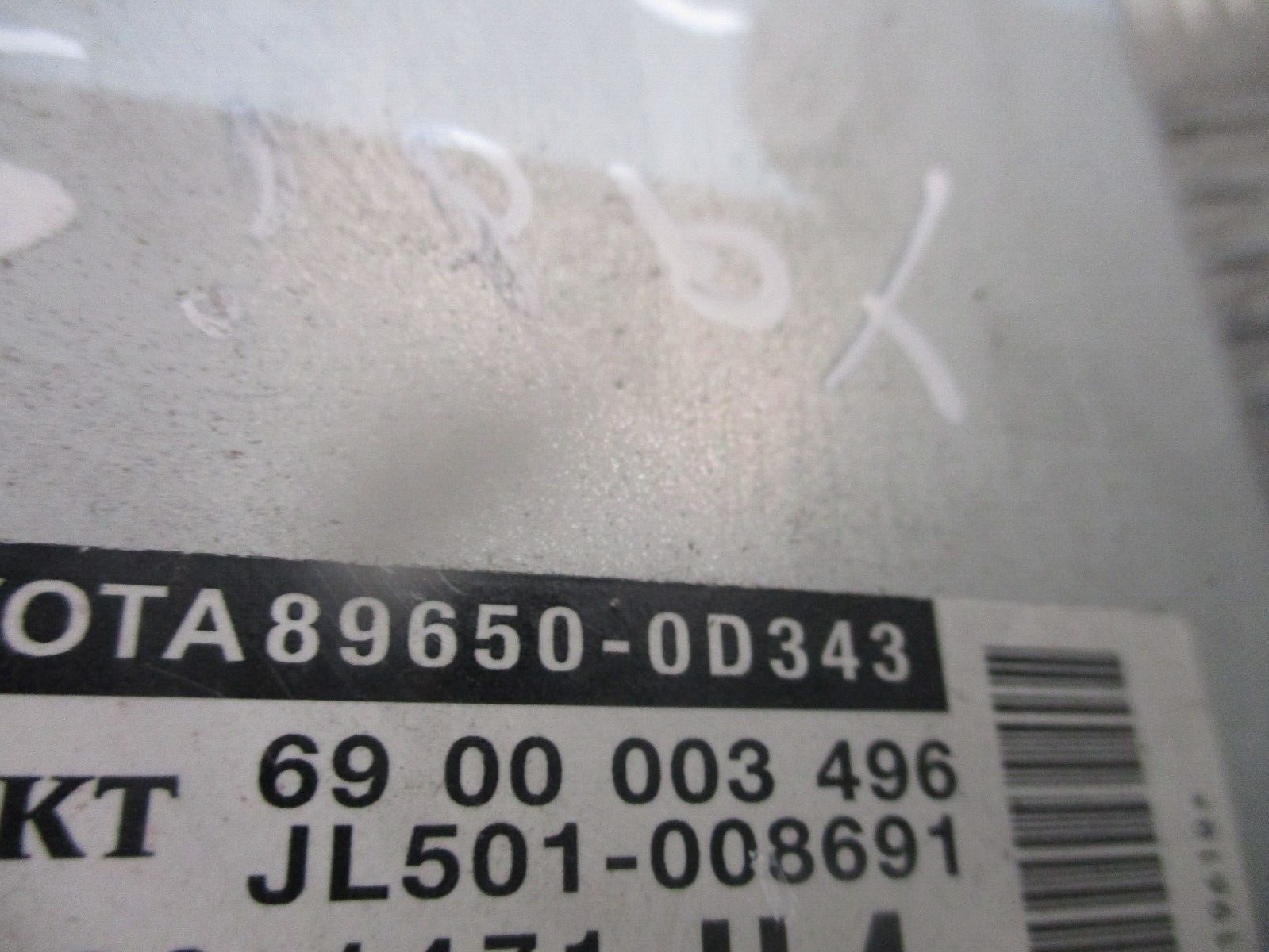 2015 GENUINE TOYOT YARIS POWER STEERING CONTROL MODULE UNIT 896500D343 - Image 2