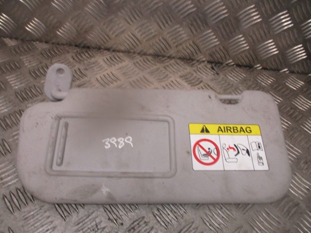 2022 GENUINE HYUNDAI I20 FRONT LEFT PASSENGER SIDE SUN VISOR NSF - Image 2