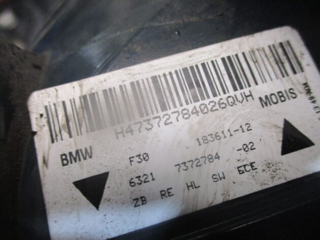2014 GENUINE BMW 3 SERIES REAR RIGHT DRIVER SIDE TAILLIGHT LAMP 7372784 - Image 3