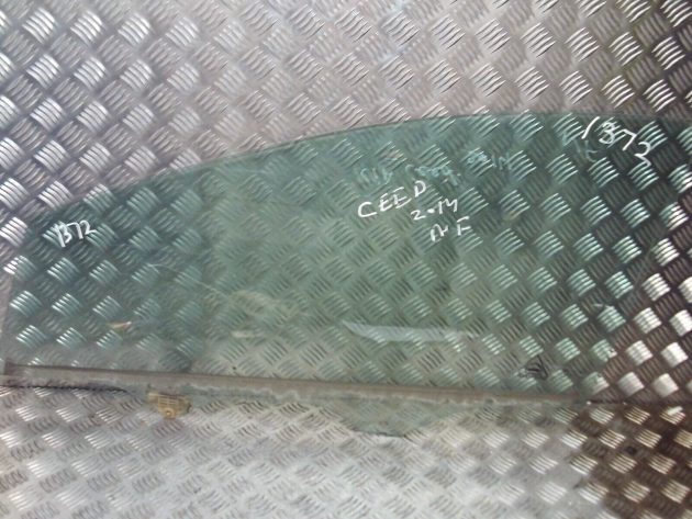 2014 GENUINE KIA CEED FRONT LEFT PASSENGER SIDE DOOR WINDOW GLASS NSF