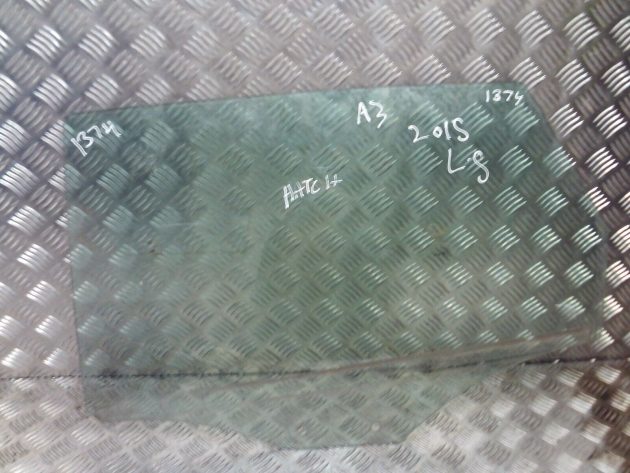 2015 GENUINE AUDI A3 8V HATCHBACK REAR LEFT PASSENGER SIDE DOOR WINDOW GLASS - Image 2