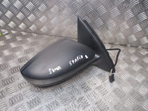 2013 GENUINE SKODA RAPID FRONT RIGHT DRIVER SIDE DOOR WING MIRROR E9026636 - Image 3