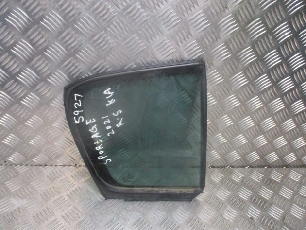 2021 GENUINE KIA SPORTAGE REAR RIGHT DRIVER SIDE QUARTER WINDOW GLASS OSR - Image 3