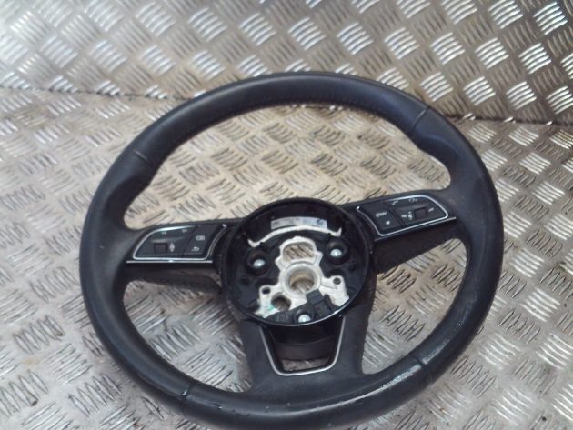 2017 GENUINE AUDI A3 8V DRIVERS MULTIFUNCTION STEERING WHEEL 8V0419091CG - Image 2