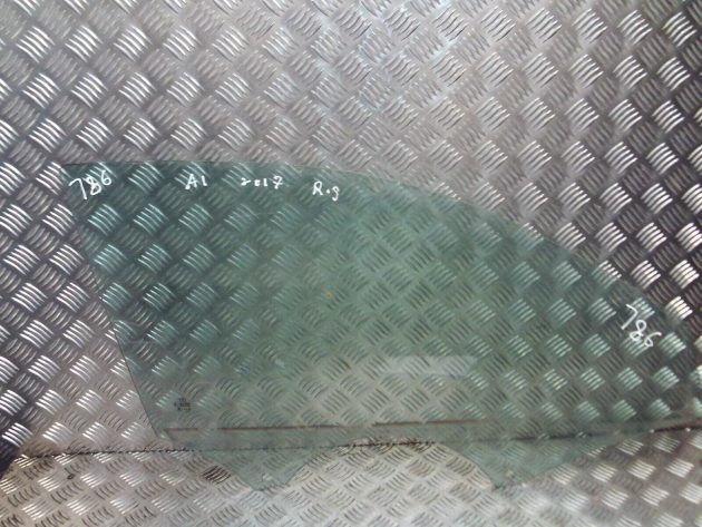 2017 GENUINE AUDI A1 FRONT RIGHT DRIVER SIDE DOOR WINDOW GLASS OSF - Image 2
