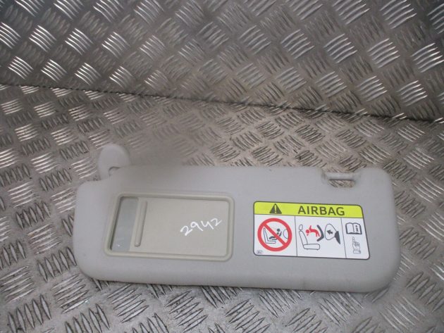 2015 GENUINE TOYOTA AVENSIS FRONT LEFT PASSENGER SIDE SUN VISOR NSF - Image 2