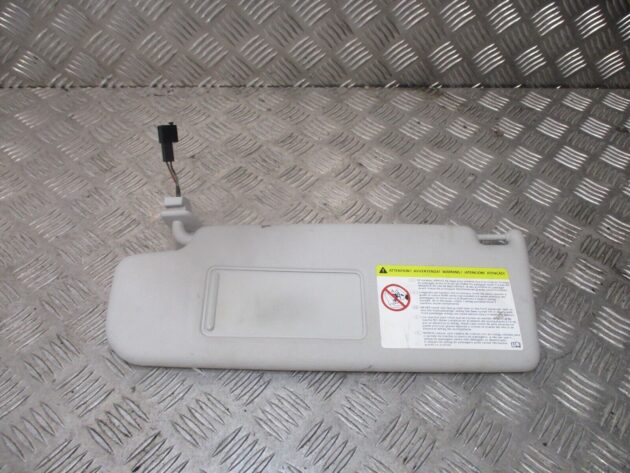 2014 GENUINE VW PASSAT B7 FRONT LEFT PASSENGER SIDE SUNVISOR NSF 3C0857551 - Image 2