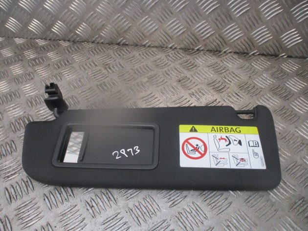 2017 GENUINE AUDI A6 4G FRONT LEFT PASSENGER SIDE SUNVISOR 4G0857551 - Image 2