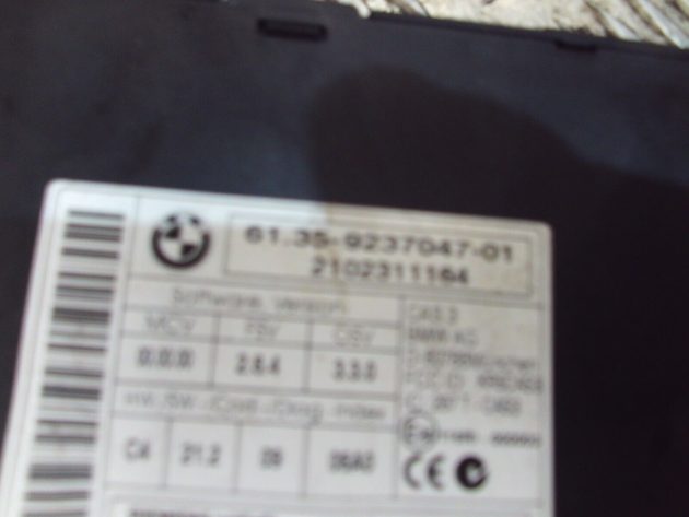 2010 GENUINE BMW 3 SERIES KEY READER ECU CONTROL MODULE UNIT 9237047-01 - Image 3