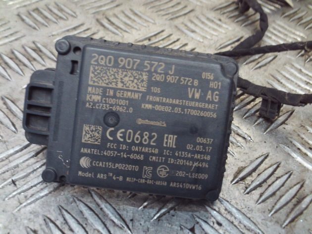 2019 GENUINE AUDI Q2 FRONT RADAR SENSOR & WIRING LOOM 2Q0907572J - Image 3