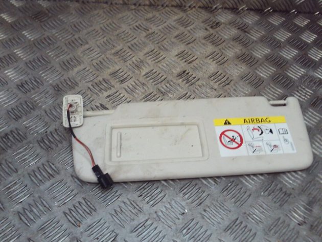 2017 GENUINE VW PASSAT B8 FRONT LEFT PASSENGER SIDE SUNVISOR 3G0857551E - Image 2