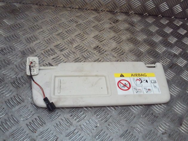 2017 GENUINE VW PASSAT B8 FRONT LEFT PASSENGER SIDE SUNVISOR 3G0857551E - Image 3