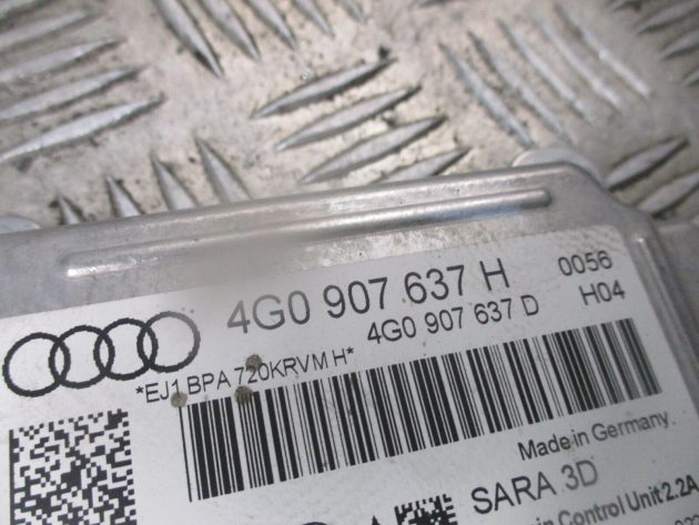 2016 GENUINE AUDI A6 4G YAW RATE ACCELERATION SENSOR MODULE UNIT 4G0907637H - Image 2