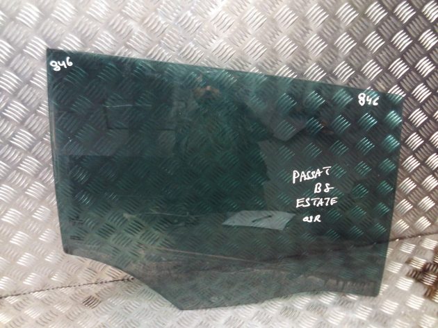 2017 GENUINE VW PASSAT B8 ESTATE REAR RIGHT DRIVER SIDE DOOR WINDOW GLASS OSR - Image 3