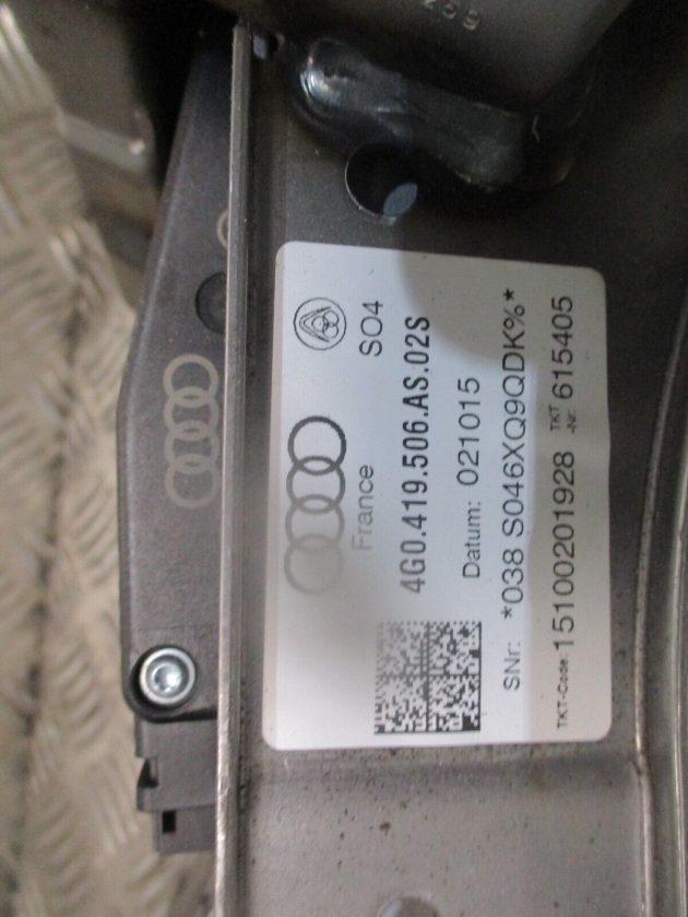 2016 GENUINE AUDI A6 SALOON 4G MANUALLY ADJUSTABLE STEERING COLUMN 4G0419506AS - Image 3
