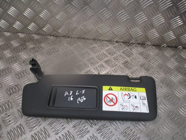 2016 GENUINE AUDI A3 8V 8V FRONT LEFT PASSENGER SIDE SUNVISOR 8V0857551
