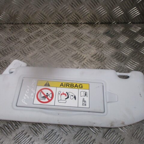 2019 GENUINE PEUGEOT 208 GT LINE FRONT LEFT PASSENGER SIDE SUN VISOR