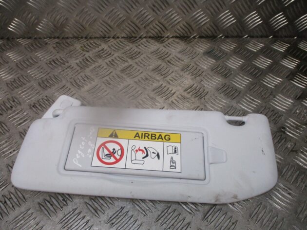 2019 GENUINE PEUGEOT 208 GT LINE FRONT LEFT PASSENGER SIDE SUN VISOR