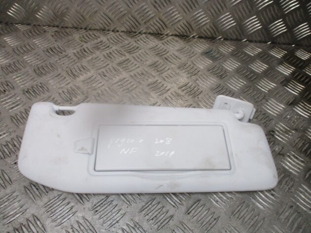 2019 GENUINE PEUGEOT 208 GT LINE FRONT RIGHT DRIVER SIDE SUN VISOR
