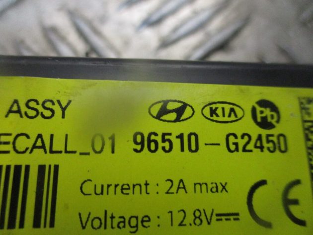 2019 GENUINE HYUNDAI IONIQ EMERGENCY ECALL CONTROL MODULE UNIT 96510G2450 - Image 3