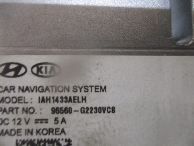 2019 GENUINE HYUNDAI IONIQ MULTIMEDIA STEREO SAT NAV HEAD UNIT 9560G2230 - Image 4