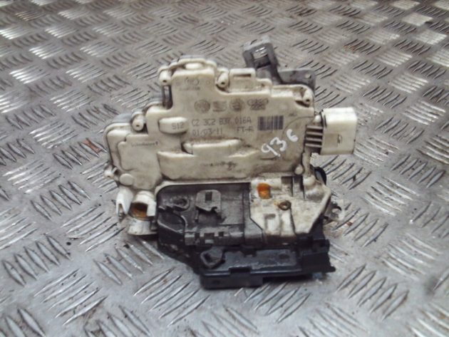 2013 GENUINE VW PASSAT B7 FRONT RIGHT DRIVER SIDE DOOR LOCK MECHANISM 3C2837016A - Image 3