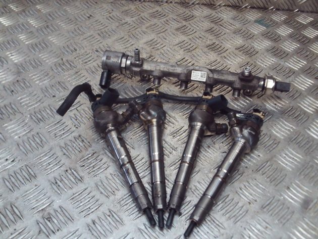 2017 VW SEAT SKODA AUDI 2.0 TDI FUEL 4X INJECTOR FUEL RAIL 04L130277AC 04L089G