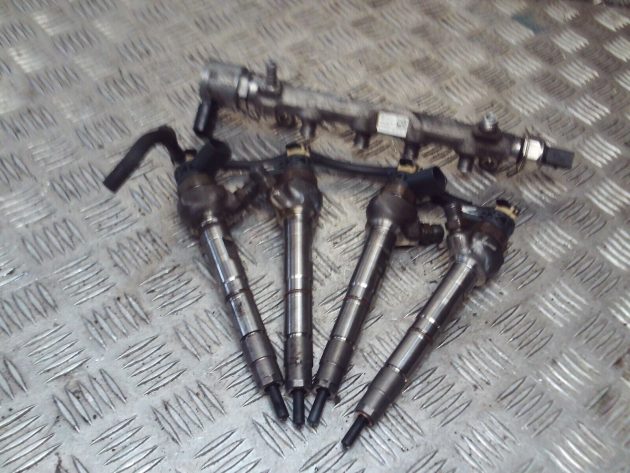 2017 VW SEAT SKODA AUDI 2.0 TDI FUEL 4X INJECTOR FUEL RAIL 04L130277AC 04L089G - Image 3