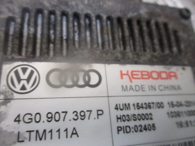 2014 GENUINE AUDI A3 8V RIGHT DRIVER SIDE HEADLIGHT BALLAST MODULE 4G0907397P - Image 2